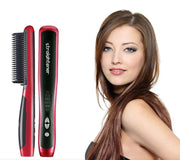 Hair straightener comb straightener