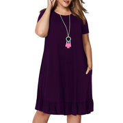 Plus Size Summer Dresses Women 2XL-9XL Bi Ladies Skirt