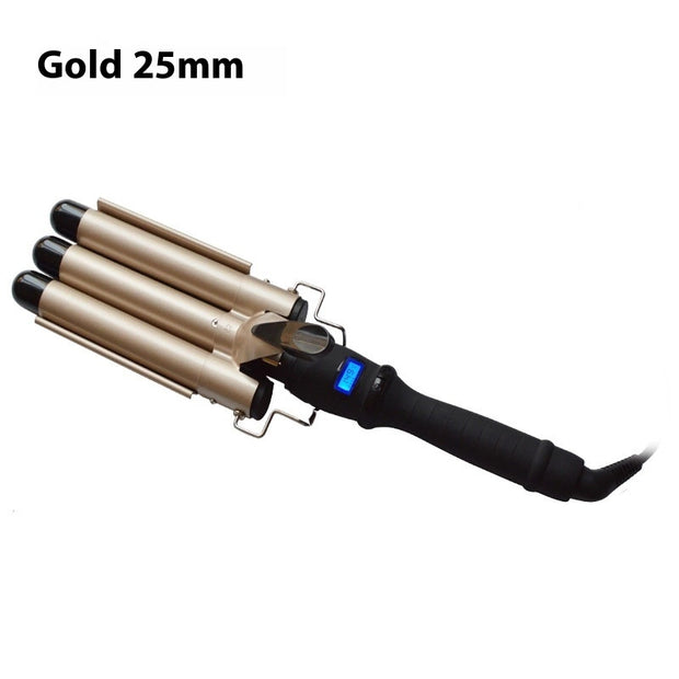 LCD Temperature Control Hair Curler