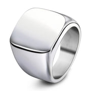 Custom Engraved Name Valentine Ring Personalized Initial Ring 316L Stainless Steel Men Style Jewelry For Xmas Gift