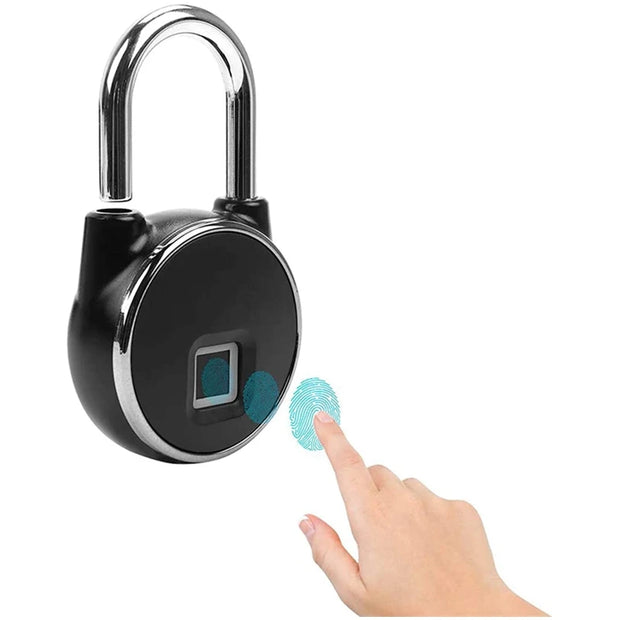 Tuya Smart Padlock Lock Bluetooth Fingerprint Bags Locks Dormitory Anti-Theft Lock USB Rechargeable Security Keyless Door Lock