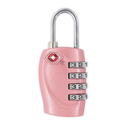 Anti-Theft Cable Luggage Lock Small Padlock Customs Code Lock Padlock with Steel Cable TSA Customs Lock Smart Combination Lock