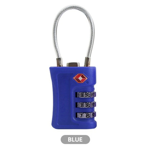 EGFirtor TSA Customs Padlock Smart Electronic Lock for Travel Luggage Password Changeable Lock Contrast Color Design Padlock