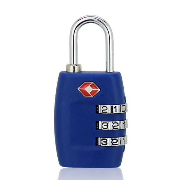 TSA Locks Smart 3 Position Resettable Combination Lock For Travel Luggage Suitcase Anti-theft Code Padlock Customs Password Lock