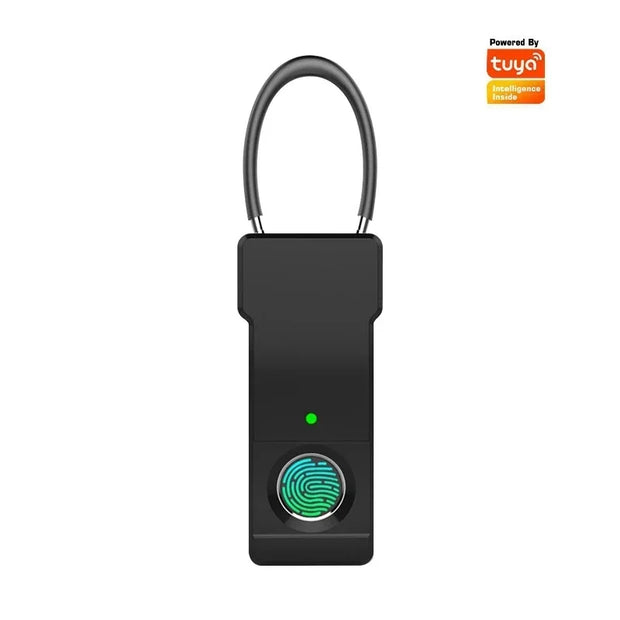 Tuya Mini Fingerprint Padlock Bluetooth Combination Padlock Suitcase Luggage New Metal Code Lock Fingerprint Key Anti-Theft Lock