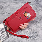 Gabby Dollhouse Wallet Women Cute Purse Hot Cartoon Anime Characters Graphic Print Fashion Purses Valentine’s Day Birthday Gifts