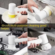 Xiaomi MIJIA Electric Scrubber Spin Cleaning Brush Power Scrubber With 5Replaceable Brush Heads Electric Cleaning Brush Bathroom