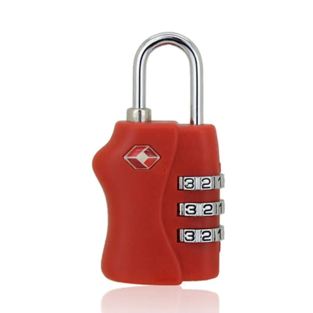 Anti-Theft Cable Luggage Lock Small Padlock Customs Code Lock Padlock with Steel Cable TSA Customs Lock Smart Combination Lock