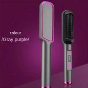 Hair Care Electric Hot Comb Multifunctional Straight Hair Straightener Comb Negative Ion Anti-Scalding Straightening Brush