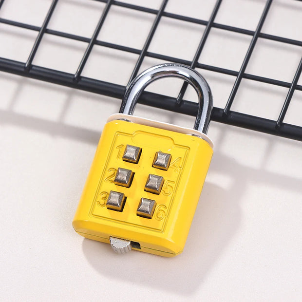 6/8/10 Digits Password Code Combination Padlock For Home Suitcase Luggage Travel Code Anti-thieft Lock Code Keyed Smart Lock