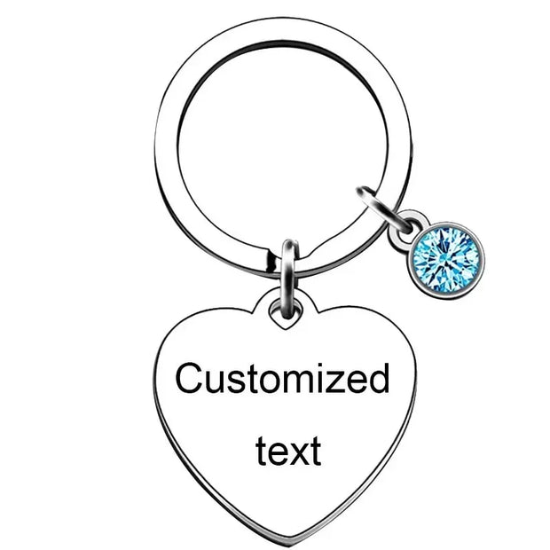 Personalized Custom Keychain Valentines Day Gift Key chain Boyfriend Girlfriend Gift key rings