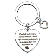 Hot Valentines Day Gifts Keychain Boyfriend Girlfriend Husband Wife Key Chain Pendant Jewelry Anniversary Gift