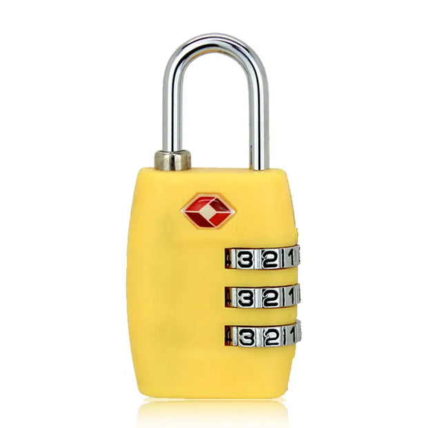 TSA Locks Smart 3 Position Resettable Combination Lock For Travel Luggage Suitcase Anti-theft Code Padlock Customs Password Lock