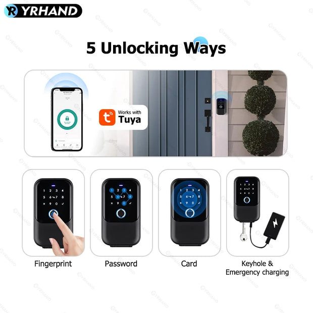 TTlock Smartkey Lock Box Home Key Wireless Smartlock Box Electronic Key Box App Digital Code Bluetooth Key Safe padlock for Host