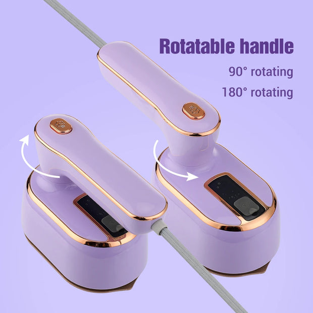 Portable Foldable Steam Iron 1000W High Power Clothes Hanging Ironing Machine Home Travel Steam Iron Ironing Machine