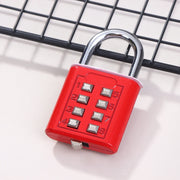 6/8/10 Digits Password Code Combination Padlock For Home Suitcase Luggage Travel Code Anti-thieft Lock Code Keyed Smart Lock