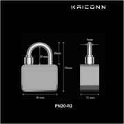 Kaiconn NFC Battery Free Smart Padlock with App digital NFC Padlock App Remote AuthorizSmart Padlock for Transportation Services