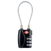 Anti-Theft Cable Luggage Lock Small Padlock Customs Code Lock Padlock with Steel Cable TSA Customs Lock Smart Combination Lock