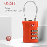 EGFirtor TSA Customs Padlock Smart Electronic Lock for Travel Luggage Password Changeable Lock Contrast Color Design Padlock