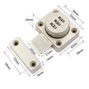 Mechanical Keyless Cabinet Lock Swivel Drawer Lock Combination Lock Combination Latch File Cabinet Smart Digital Password Locks