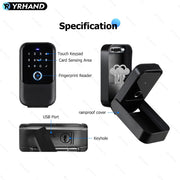 TTlock Smartkey Lock Box Home Key Wireless Smartlock Box Electronic Key Box App Digital Code Bluetooth Key Safe padlock for Host