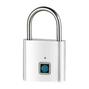 Fingerprint Smart Padlock USB Rechargeable Door Lock Quick Zinc Alloy Metal Unlock