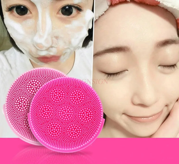 Electric facial cleanser, facial pore cleaner, rechargeable beauty device, household silicone facial cleanser