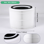 Core 300 Air Filters True HEPA Filter Replacement for LEVOIT Core 300 Air Purifiers Core 300-RF 1 PackN02R