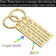 Customized Couples Keychain Boyfriend Girlfriend Keyring Husband Anniversary Valentine Day Gift Pinky Promise Women Men KeyChain