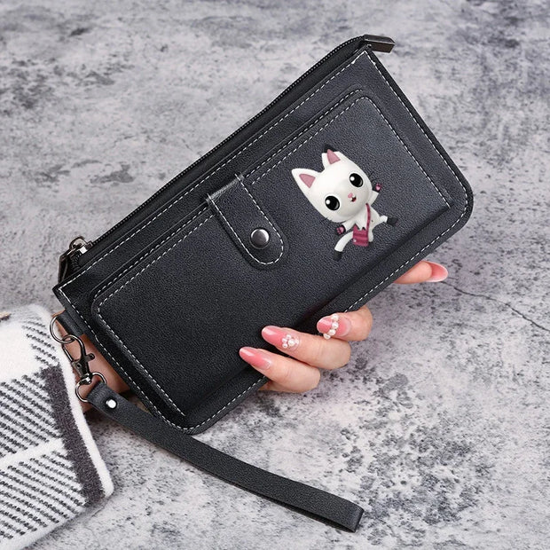 Gabby Dollhouse Wallet Women Cute Purse Hot Cartoon Anime Characters Graphic Print Fashion Purses Valentine’s Day Birthday Gifts