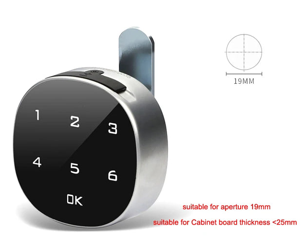 Zinc Alloy Smart Touch Pad Locker Cabinet CAM locker lock