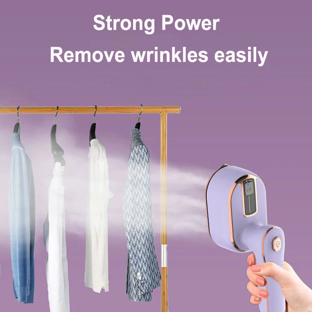 Portable Foldable Steam Iron 1000W High Power Clothes Hanging Ironing Machine Home Travel Steam Iron Ironing Machine