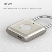 Mini Lock Fingerprint Smart Padlock Quick Unlock Keyless USB Rechargeable Door USB Keyless Fingerprint Lock for Luggage Case