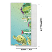 Plant Scenery Beach Towel Microfiber Oversize Extra Large Quick Drying Quick Fast Dry Sand Free 80x160cm Proof Pool Towel