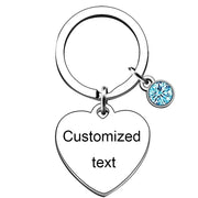 Personalized Custom Keychain Valentines Day Gift Key chain Boyfriend Girlfriend Gift key rings