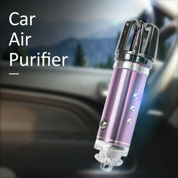 Mini Car Air Purifier Odor Smoke Remover Air Fresher For Auto Vehicle Accessories