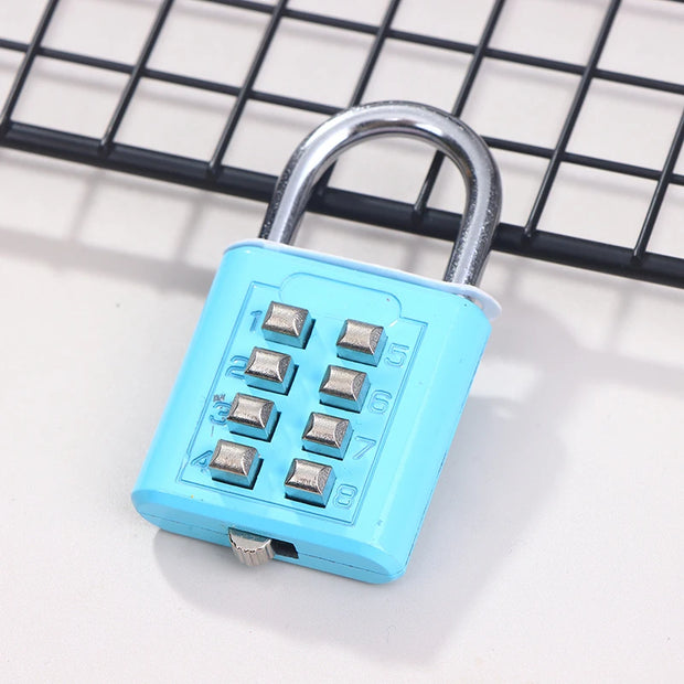 6/8/10 Digits Password Code Combination Padlock For Home Suitcase Luggage Travel Code Anti-thieft Lock Code Keyed Smart Lock