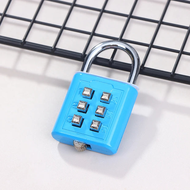 6/8/10 Digits Password Code Combination Padlock For Home Suitcase Luggage Travel Code Anti-thieft Lock Code Keyed Smart Lock