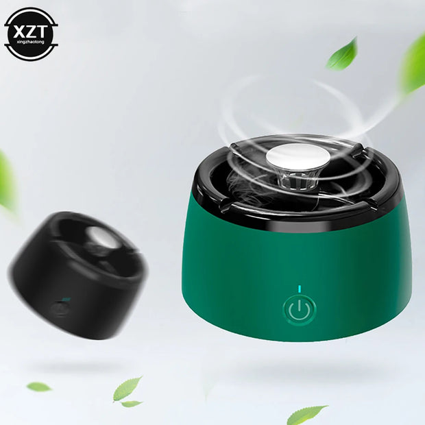 Multi-functional Intelligent Ashtray Air Purifier Portable Ashtray USB Charging 2000mAh Household Second-hand Smoke Air Purifier