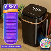 220V Compact and Lightweight Mini Washing Machine with Semi-automatic Design, Ideal for Underwear and Children's Clothes