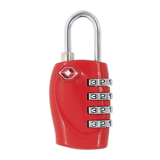 Anti-Theft Cable Luggage Lock Small Padlock Customs Code Lock Padlock with Steel Cable TSA Customs Lock Smart Combination Lock