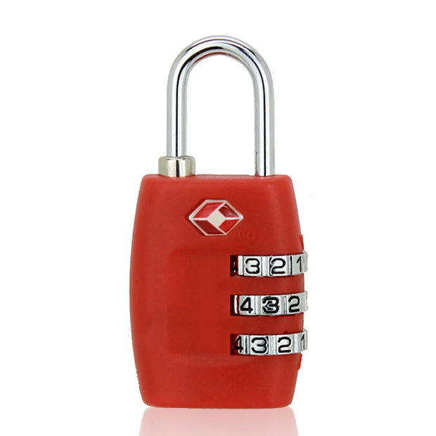 TSA Locks Smart 3 Position Resettable Combination Lock For Travel Luggage Suitcase Anti-theft Code Padlock Customs Password Lock