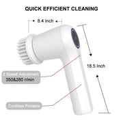 Xiaomi Household Cleaning Brushes Electric Kitchen Brush Cleaning Gadgets for Home Multifunctional Cleaner Brush Electric Spin