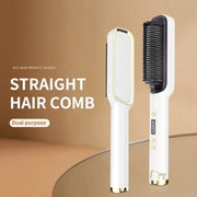 Hair Care Electric Hot Comb Multifunctional Straight Hair Straightener Comb Negative Ion Anti-Scalding Straightening Brush