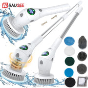 Electric Cleaning Brush 8-in-1 Multifunctional Kitchen Bathroom Cleaning Brush Rotary Wireless Electric Spin Cleaning Machine