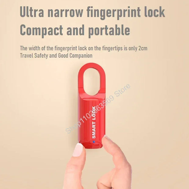 Electronic Door Lock Luggage Small Padlock Fingerprint Unlocking Furniture Lock USB Charging Ultra Long Standby Smart Lock