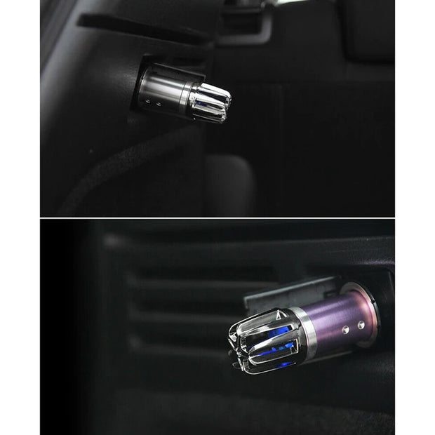 Mini Car Air Purifier Odor Smoke Remover Air Fresher For Auto Vehicle Accessories