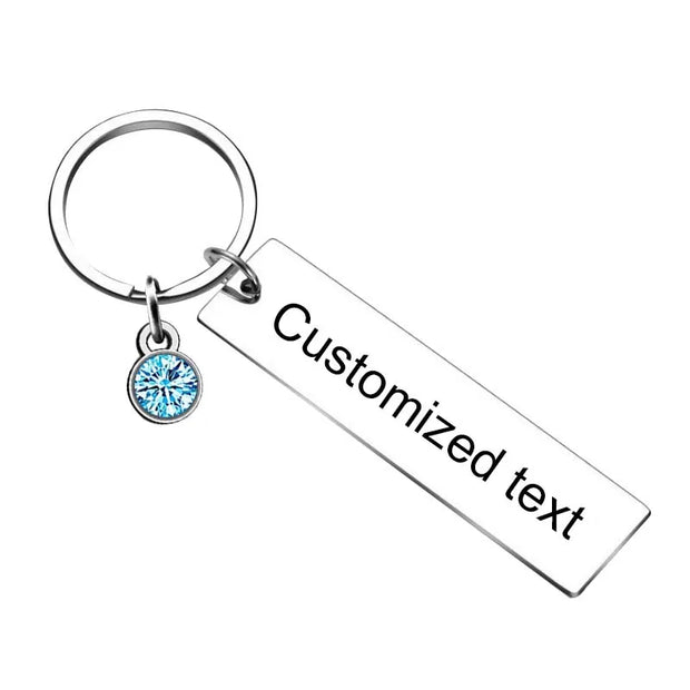 Personalized Custom Keychain Valentines Day Gift Key chain Boyfriend Girlfriend Gift key rings