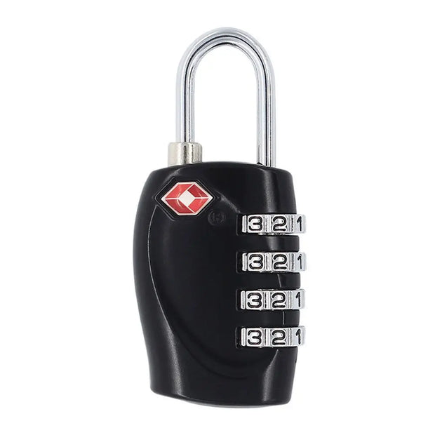 Anti-Theft Cable Luggage Lock Small Padlock Customs Code Lock Padlock with Steel Cable TSA Customs Lock Smart Combination Lock