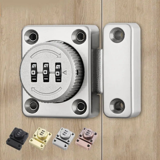 Mechanical Keyless Cabinet Lock Swivel Drawer Lock Combination Lock Combination Latch File Cabinet Smart Digital Password Locks